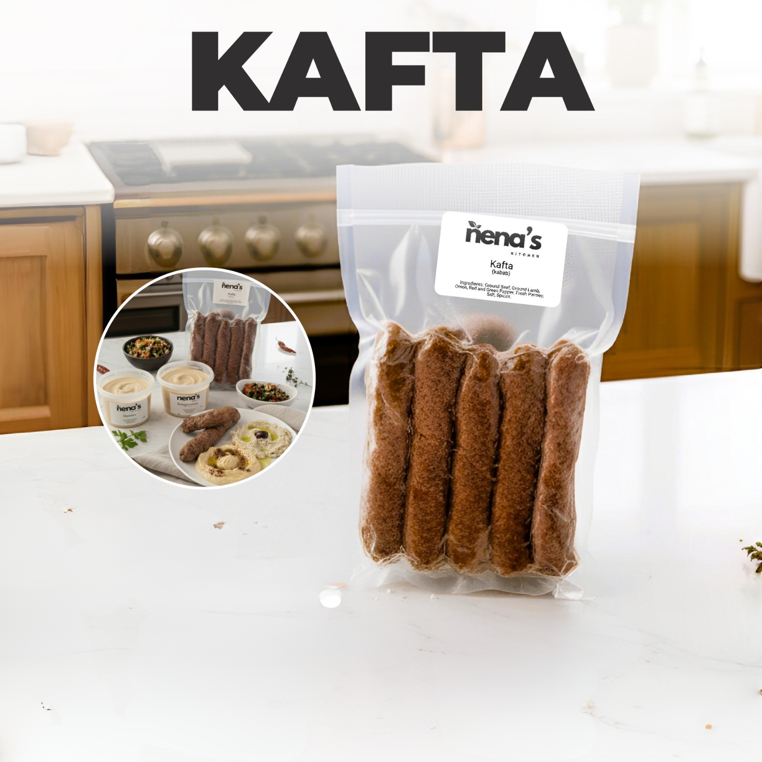 Homemade Kafta Kabab (Ground Meat Skewers)