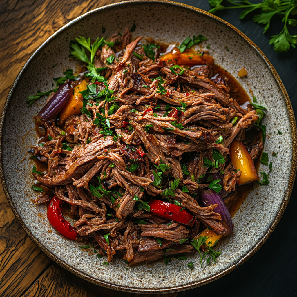 🌿 Carne Mechada Angus Certificada / Shredded Beef Angus Certified - KitchenbyNena