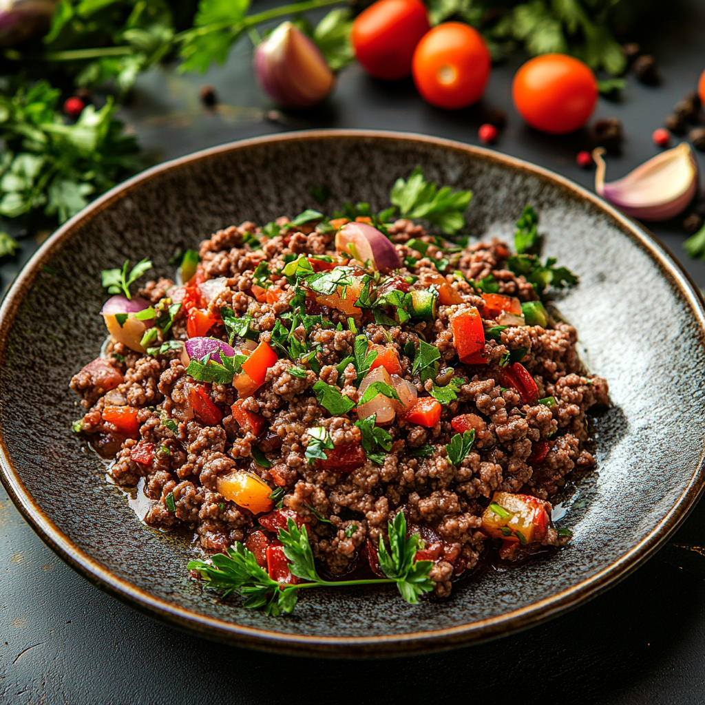 🌿 Carne Molida Orgánica / Organic Ground Beef - KitchenbyNena