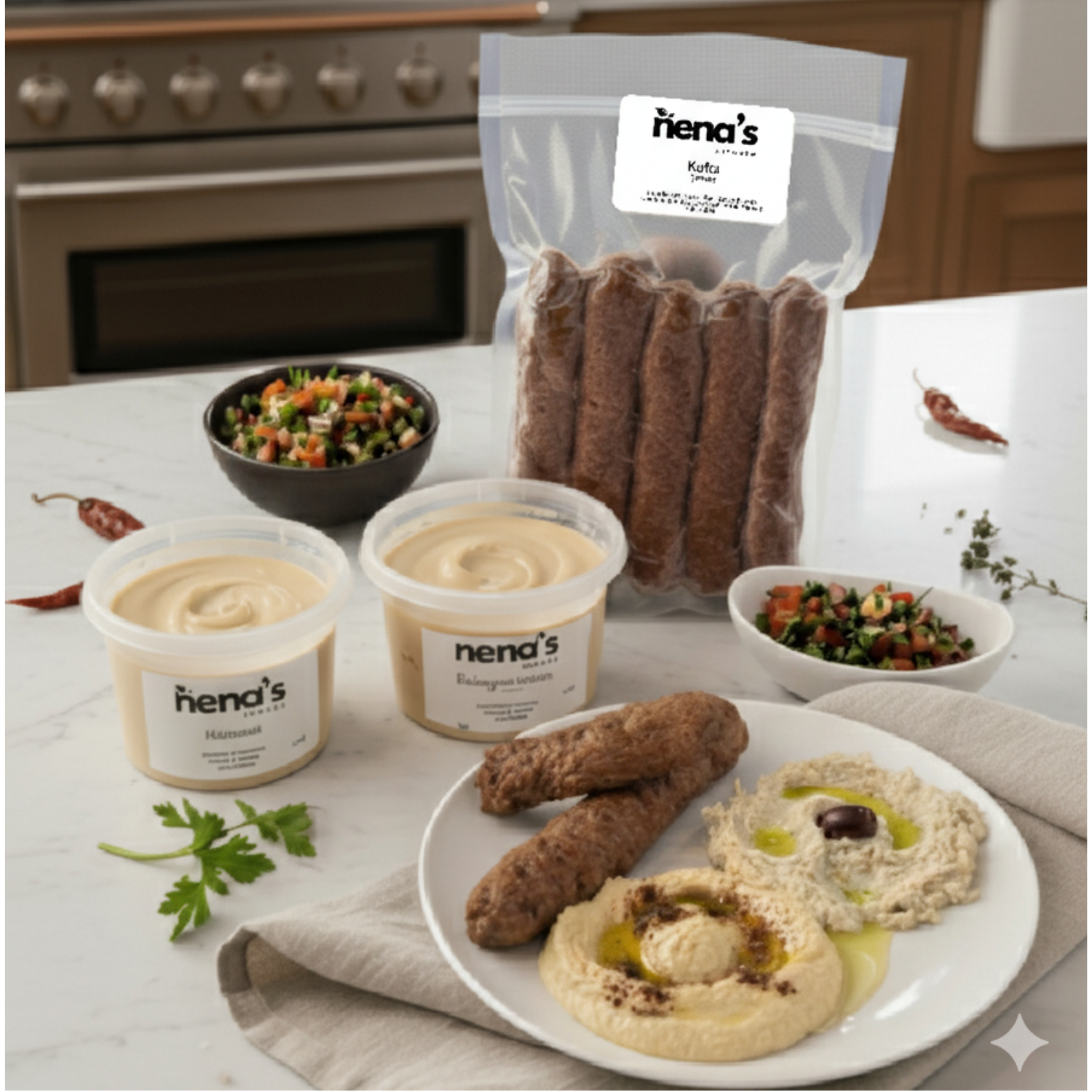 Homemade Kafta Kabab (Ground Meat Skewers)