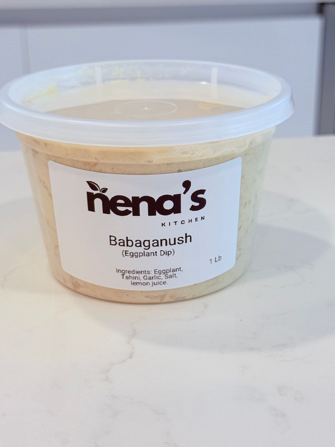 🍆 Babaganush Artesanal / Handmade Babaganush (Eggplant Dip) Crema de Berenjenas - 1 LB - KitchenbyNena