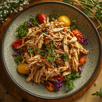 🌿 Pollo Mechado Orgánico / Organic Chicken Shredded - KitchenbyNena