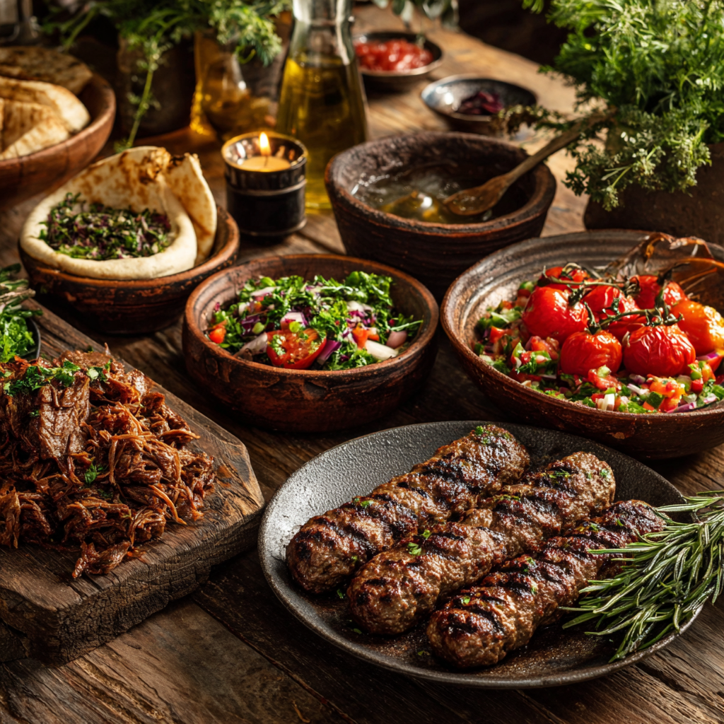 Homemade Kafta Kabab (Ground Meat Skewers)